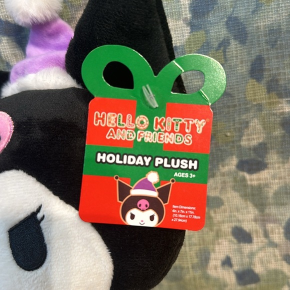 Kuromi Holiday Plush 10” - Picture 3 of 3